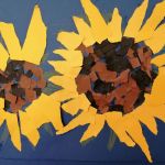 Sonnenblumen ( Collage )