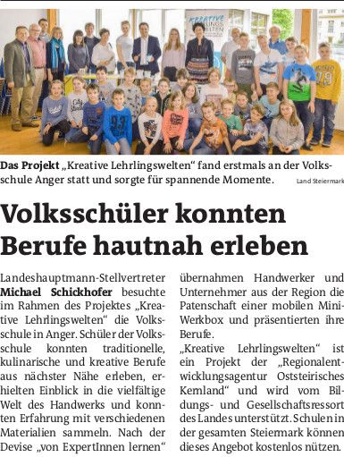 Bericht: Woche Weiz, 17.5.2017